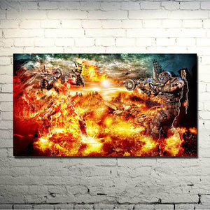 gears of war wall frame