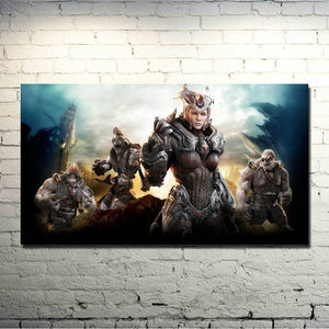 gears of war wall frame