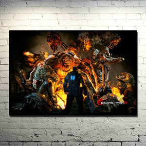 gears of war wall frame