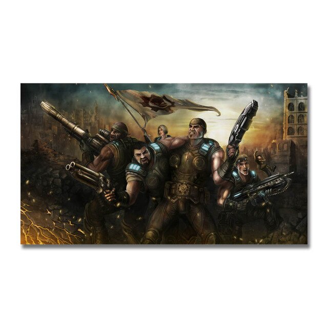 gears of war wall frame